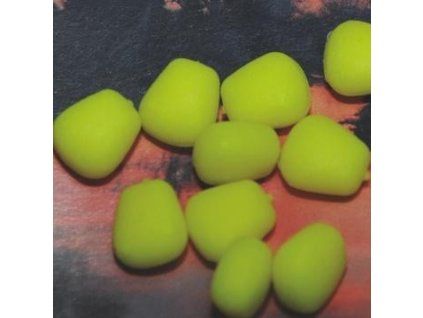 Mikbaits Imitace kukuřice FLUORO neochucená - plovoucí Fluo žlutá
