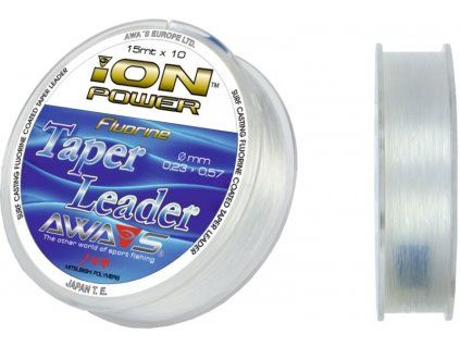 Ion Power Fluorine Taper Leaders 10x15m 0,26mm to 0,57mm