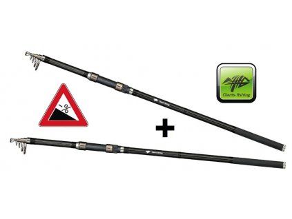 Giants Fishing Prut Deluxe Tele Carp 13ft 3lb AKCE 1+1 ZDARMA!