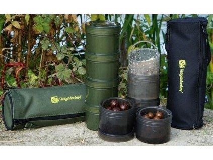Ridge Monkey Dipovací kelímky Modular Hook Baits Pots - green