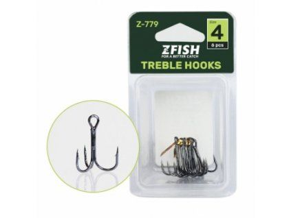 Zfish Trojháčky Treble Hooks Z 779 NEW
