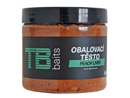 TB Baits Obalovací pasta Peach Liver 200 ml