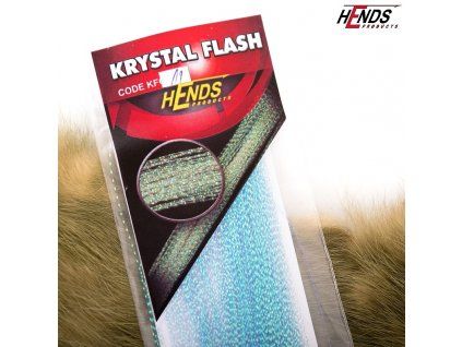 Perleťové kroucené vlasy Hends Krystal Flash
