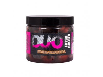 LK Baits Duo X-tra fresh boilies Sea Food/Compot NHDC 18 mm 200 ml