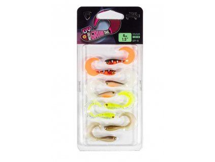 Fox Rage Gumová Nástraha Micro Grub Mixed Colour Lure Pack 1