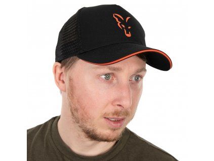 Fox Kšiltovka Collection Trucker Cap Black Orange