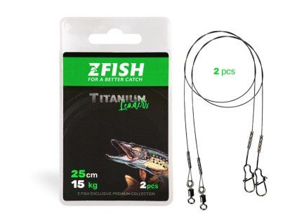ZFISH Lanko Titanium Leader 2ks 2