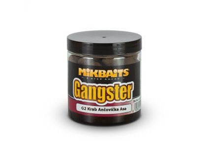 Gangster boilie v dipu 250ml G2 Krab Ančovička Asa