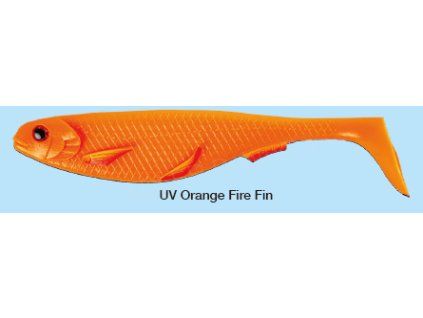 UV Orange Fire Fin