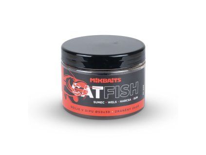 Mikbaits Catfish boilie v dipu 500ml