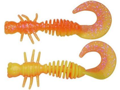 Berkley Powerbait Power Curly Fluo Orange Sunshine Yellow