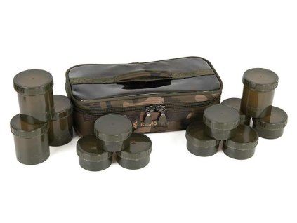 Fox Pouzdro Camolite 12 Pot Hookbait Case 2