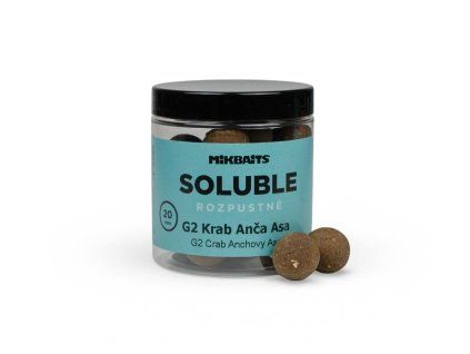 Mikbaits Rozpustné Boilie Soluble G2 Krab Ančovička Asa 250 ml