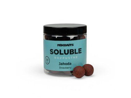 Mikbaits Rozpustné Boilie Soluble Jahoda 250 ml