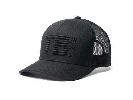 TB Baits Kšiltovka Trucker Cap 3D Logo Black