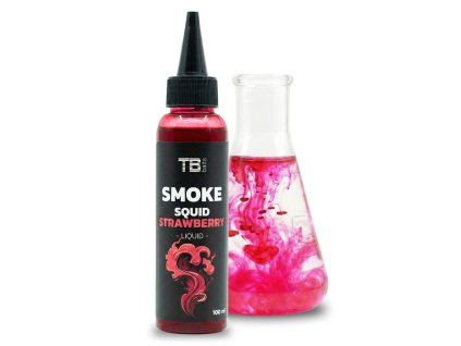 TB Baits Smoke Liquid Squid Strawberry 100 ml