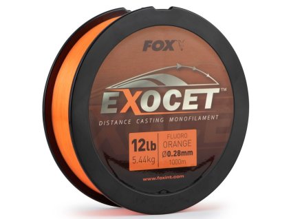 Fox Vlasec Exocet Fluoro Orange Mono 1000 m