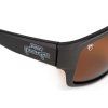 Brýle Floating Wrap Dark Grey Sunglasses Brown Lenses With Mirror Finish 3