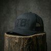 TB Baits Kšiltovka Trucker Cap 3D Logo Black 4